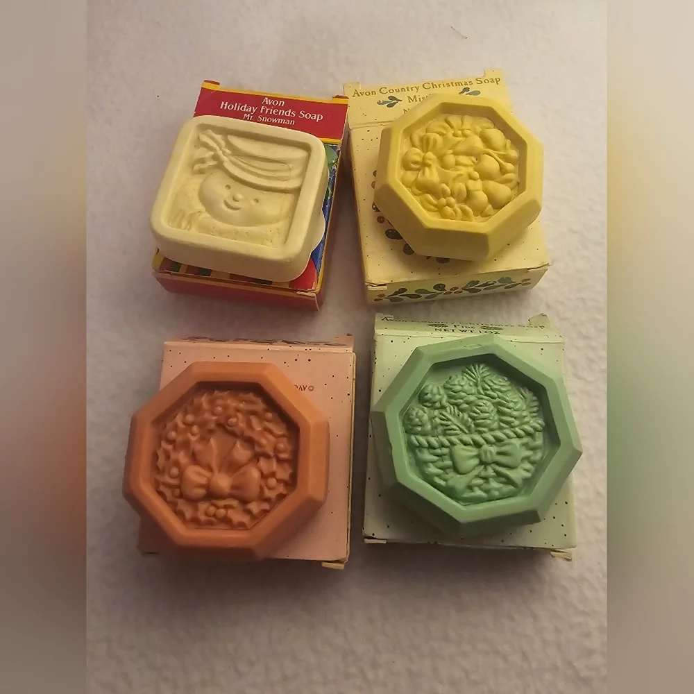 Vintage Avon Holiday Soaps